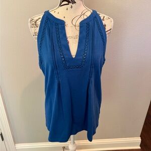 Lilly Pulitzer Blue Sleeveless Top